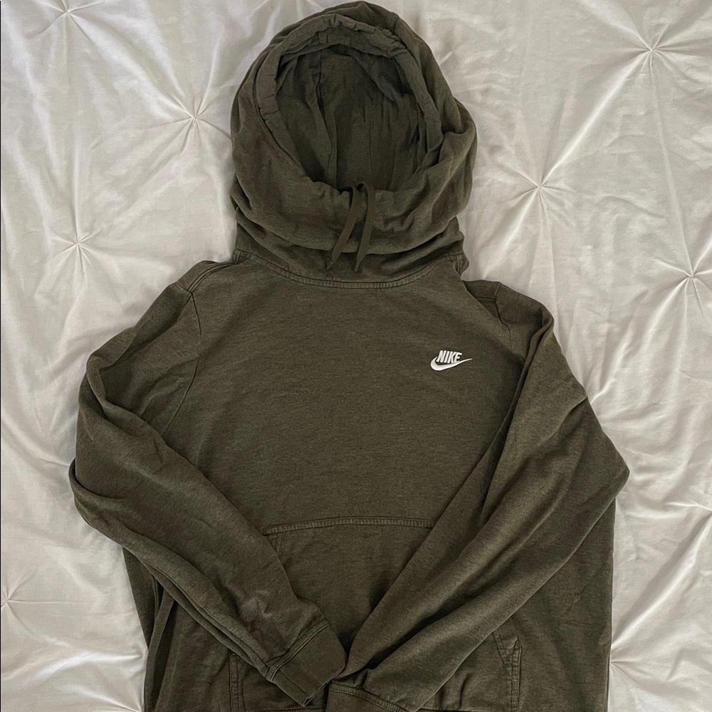 Nike Women's Dark Green Turtleneck Sweater